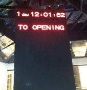 Graham Day, count down to opening time at Westfield Foutain Gate